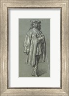 A Young Man Standing Fine Art Print