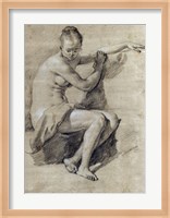 Seated Female Nude Fine Art Print