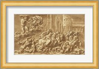 The Sons of Niobe Being Slain by Apollo and Diana Fine Art Print