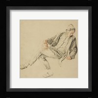 A Seated Peasant Fine Art Print