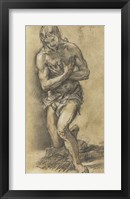 Christ Baptized Framed Print