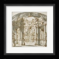 The Courtyard of a Palace: Project for a Stage Fine Art Print
