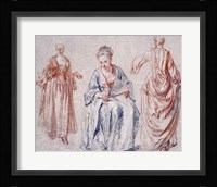 Studies of Three Women Fine Art Print