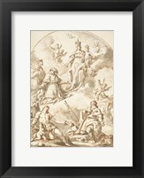 The Crowned Madonna and Child in Glory Fine Art Print