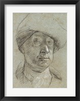 Self-Portrait Wearing a Cloth Hat Fine Art Print