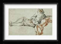 Reclining Male Figure Fine Art Print