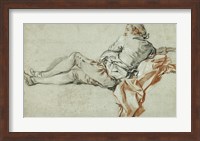 Reclining Male Figure Fine Art Print