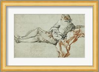 Reclining Male Figure Fine Art Print