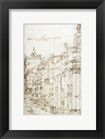 The Campo San Basso: The North Side with the Church Fine Art Print