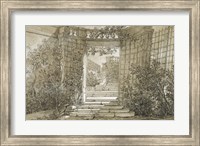 Landscape with a Stairway and Balustrade Fine Art Print