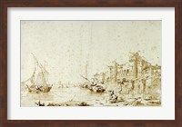 An Imaginary View of a Venetian Lagoon Fine Art Print