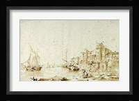 An Imaginary View of a Venetian Lagoon Fine Art Print