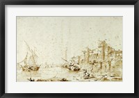 An Imaginary View of a Venetian Lagoon Fine Art Print