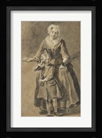 A Mother Showing Her Weeping Son His Shoe of Switches Fine Art Print