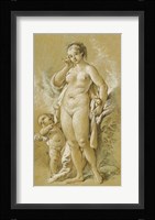 Venus and Cupid Framed Print