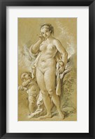 Venus and Cupid Framed Print