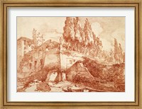 Ruins of an Imperial Palace, Rome Fine Art Print