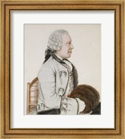 Portrait of Charles-Benjamin de Langes Fine Art Print