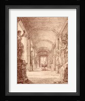 A Draftsman in the Capitoline Gallery Fine Art Print