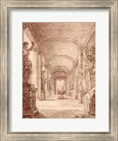 A Draftsman in the Capitoline Gallery Fine Art Print