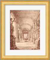 A Draftsman in the Capitoline Gallery Fine Art Print