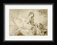 Oh! If Only He Were As Faithful to Me Framed Print