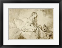 Oh! If Only He Were As Faithful to Me Framed Print