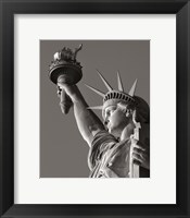 Liberty with Torch Framed Print