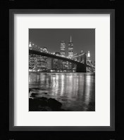 Brooklyn Bridge at Night Fine Art Print