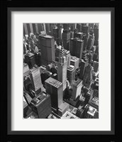 Chrysler Building And Midtown Manhattan Framed Print
