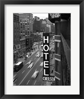 Chelsea Black and White Framed Print