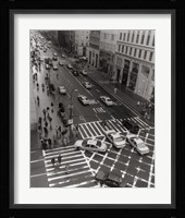 Aerial View 5th Ave NYC Framed Print