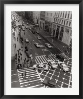 Aerial View 5th Ave NYC Framed Print