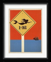 Mermaid Crossing Fine Art Print
