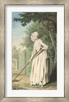 The Duchess of Chaulnes as a Gardener in an Allee Fine Art Print