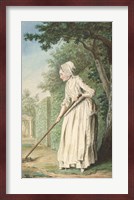 The Duchess of Chaulnes as a Gardener in an Allee Fine Art Print