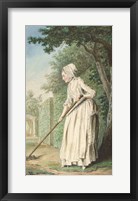 The Duchess of Chaulnes as a Gardener in an Allee Fine Art Print