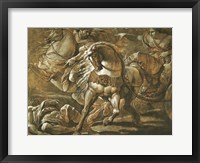 Tullia about to Ride over the Body of Her Father in Her Chariot Fine Art Print