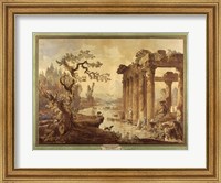Landscape with Ruins Fine Art Print
