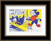 Disney Framed Prints ミッキーのゴルフcaninecaddy Disney “Golfer Mickey” Mouse “Canine Caddy” 1941 Sketch