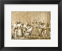 Punchinello Is Helped to a Chair Fine Art Print