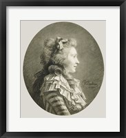 Portrait of a Young Lady in Profile Fine Art Print