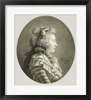 Portrait of a Young Lady in Profile Fine Art Print