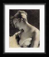 Head of a Woman: Study for The Happy Mother Fine Art Print