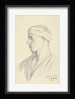 Portrait of an Egyptian Fellah Fine Art Print