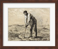 Man with a Hoe Fine Art Print