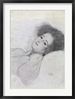 Portrait of a Young Woman Reclining Fine Art Print