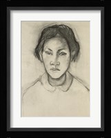 Head of a Tahitian Woman Fine Art Print