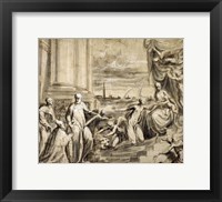 The Mystic Marriage of Saint Catherine with Saints and a Doge Fine Art Print