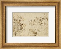 Three Groups of Apostles in a Last Supper Fine Art Print